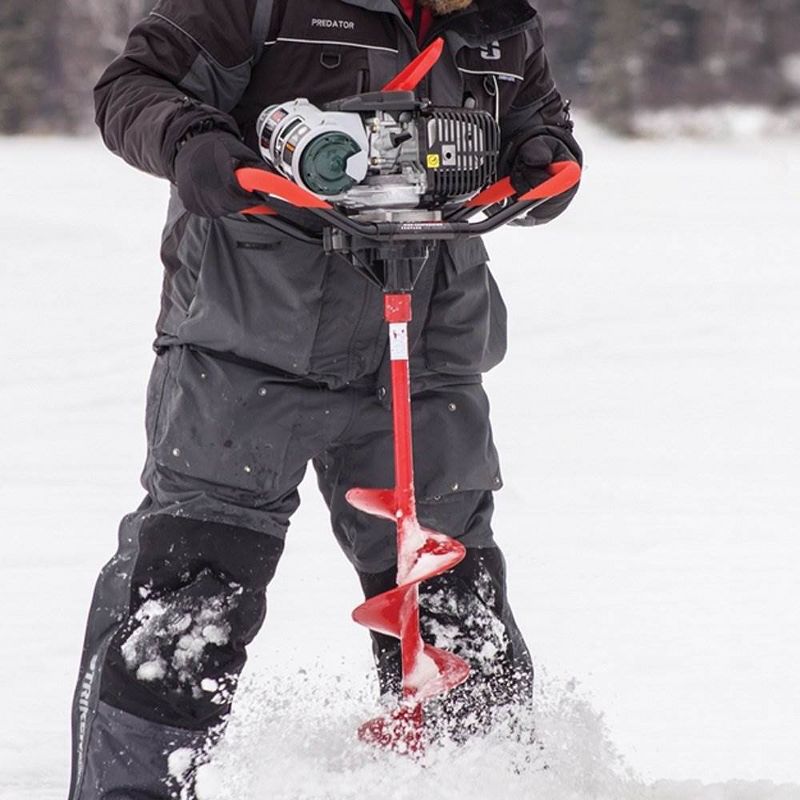 Eskimo HC40Q10 10 Inch Cutting Diameter 40cc Quantum Propane Ice Auger, Red