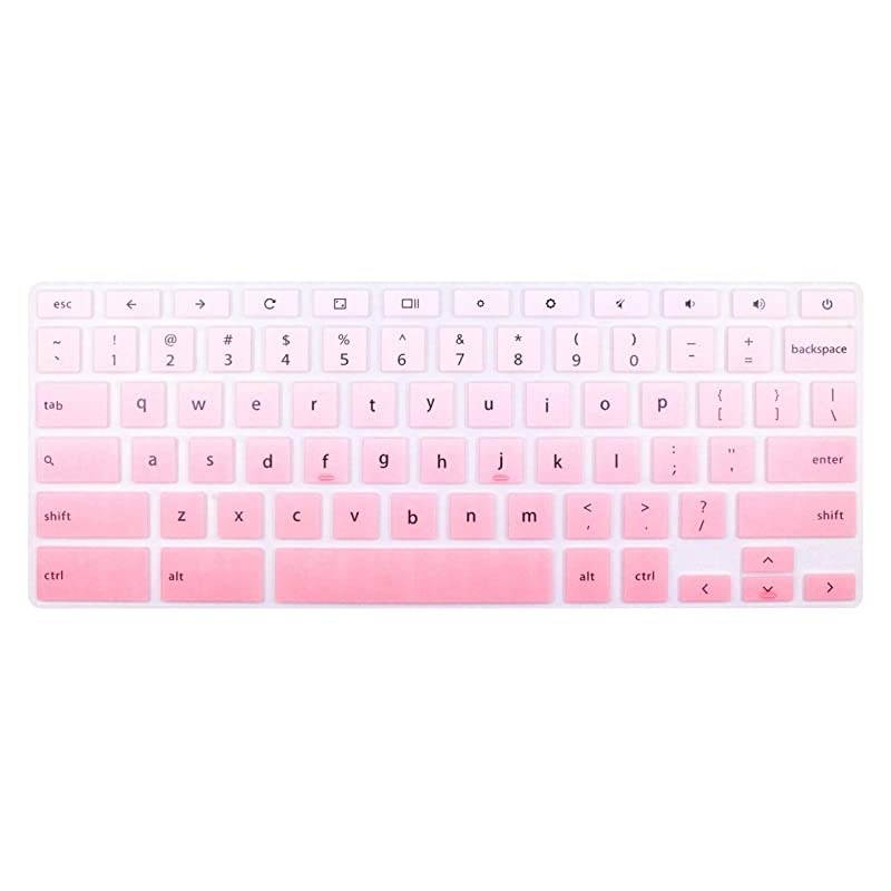 Keyboard Skin for 133 Dell Chromebook 13 3380 116 Dell Chromebook 3100 C3181 3120 3180 3181 3189 5190 Not fit Dell Chromebook 14 C7486 Dell Inspiron 11 3180 Windows laptop Pink Ombre