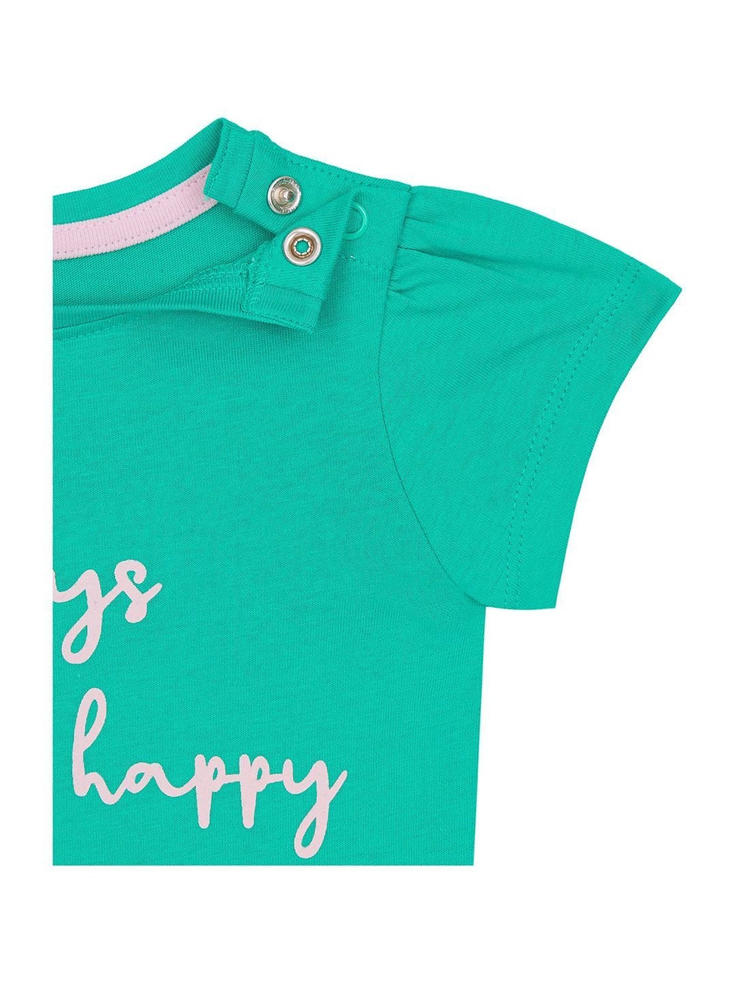 Mothercare Kids Green Cotton Printed Top