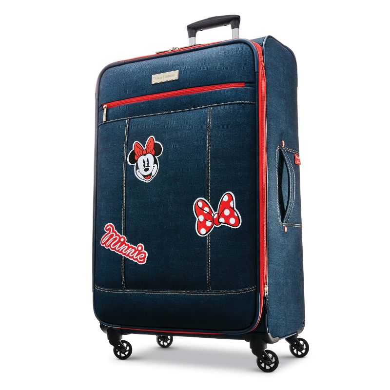 American Tourister 28'' Minnie Mouse Softside Spinner Suitcase - Denim Krush