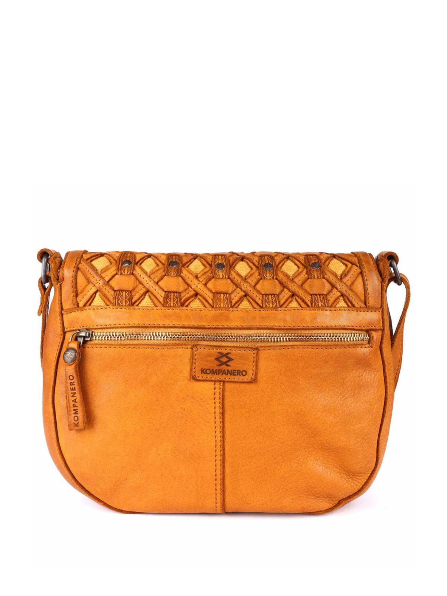 PERQUISITE STEPHANIE Brown Solid Small Sling Handbag