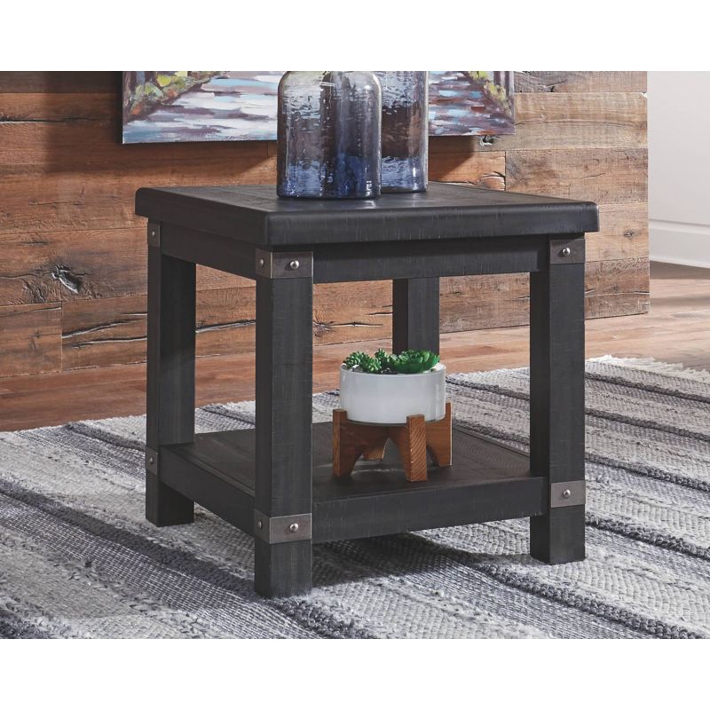 Delmar End Table Black - Signature Design by Ashley