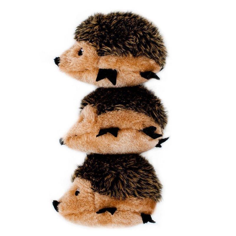 ZippyPaws Miniz Hedgehogs Dog Toy - 3pk