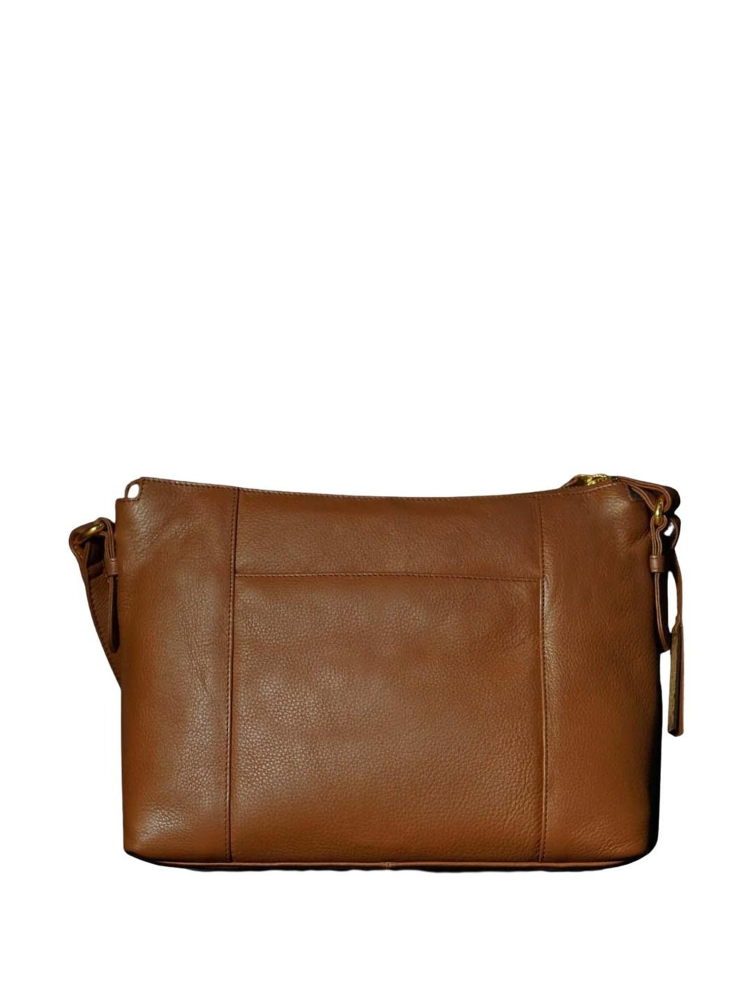 Tortoise Go Everywhere Jayna Tan Solid Medium Cross Body Bag