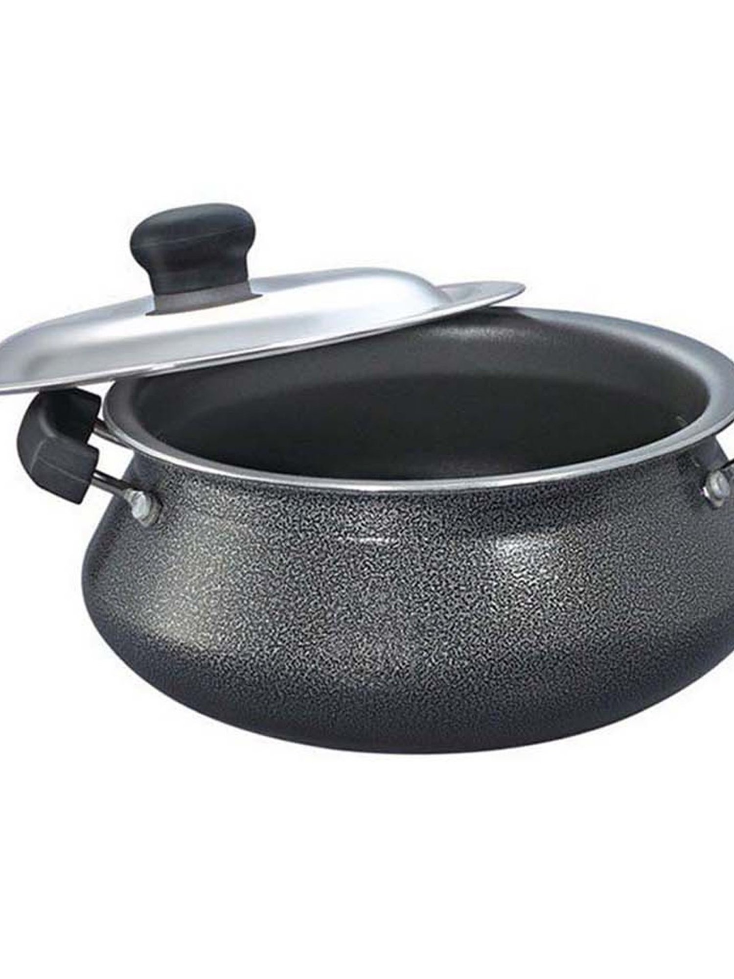 Hawkins Silver & Transparent Stainless Steel 19 cm Gas Compatible Handi With Lid (2 L) - Set of 1