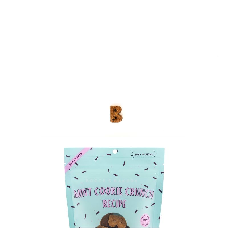 Bocce's Bakery Mint Cookie Crunch Soft and Chewy Dog Treats - 6oz