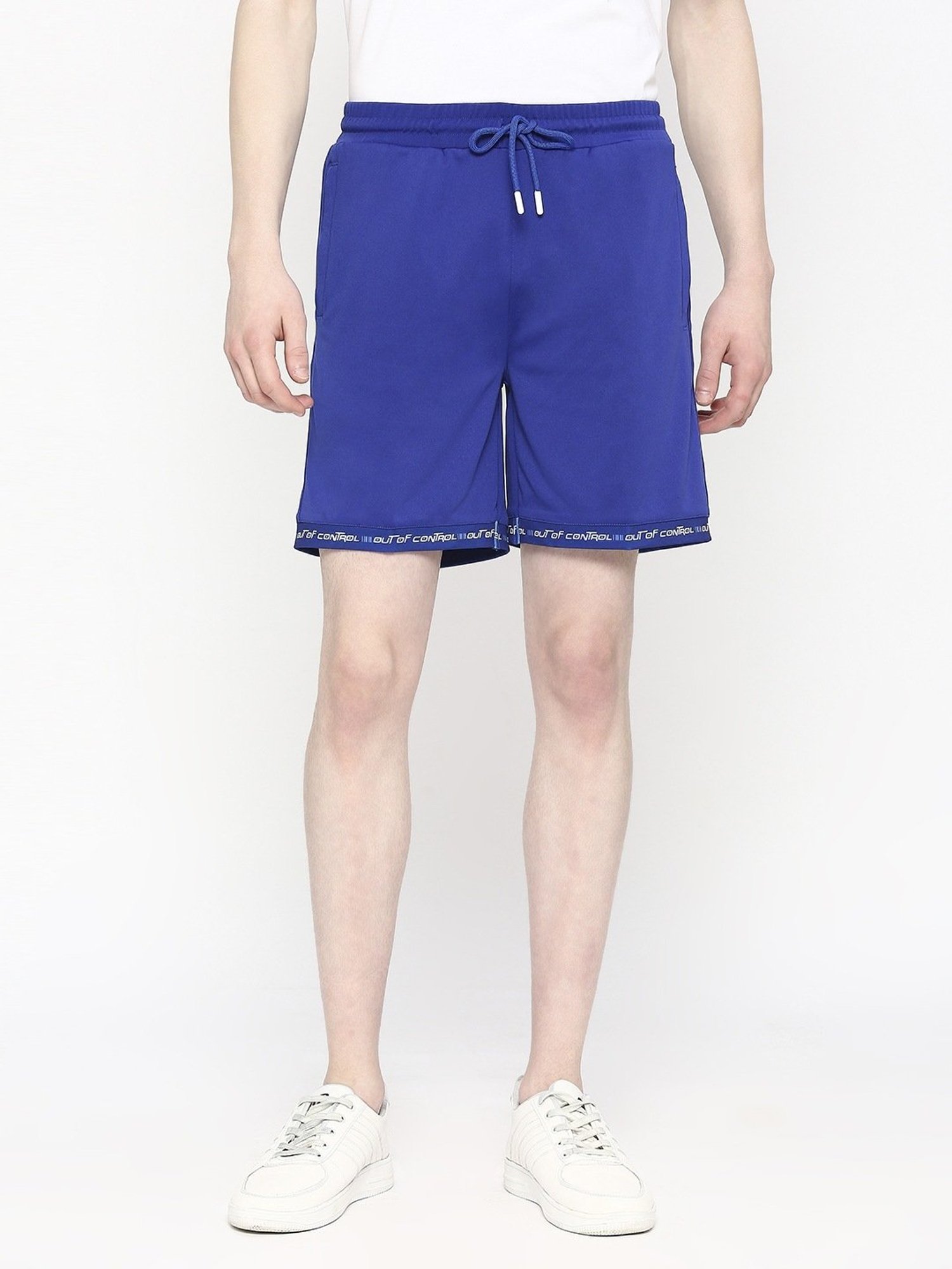 Fitz Cobalt Blue Slim Fit Shorts