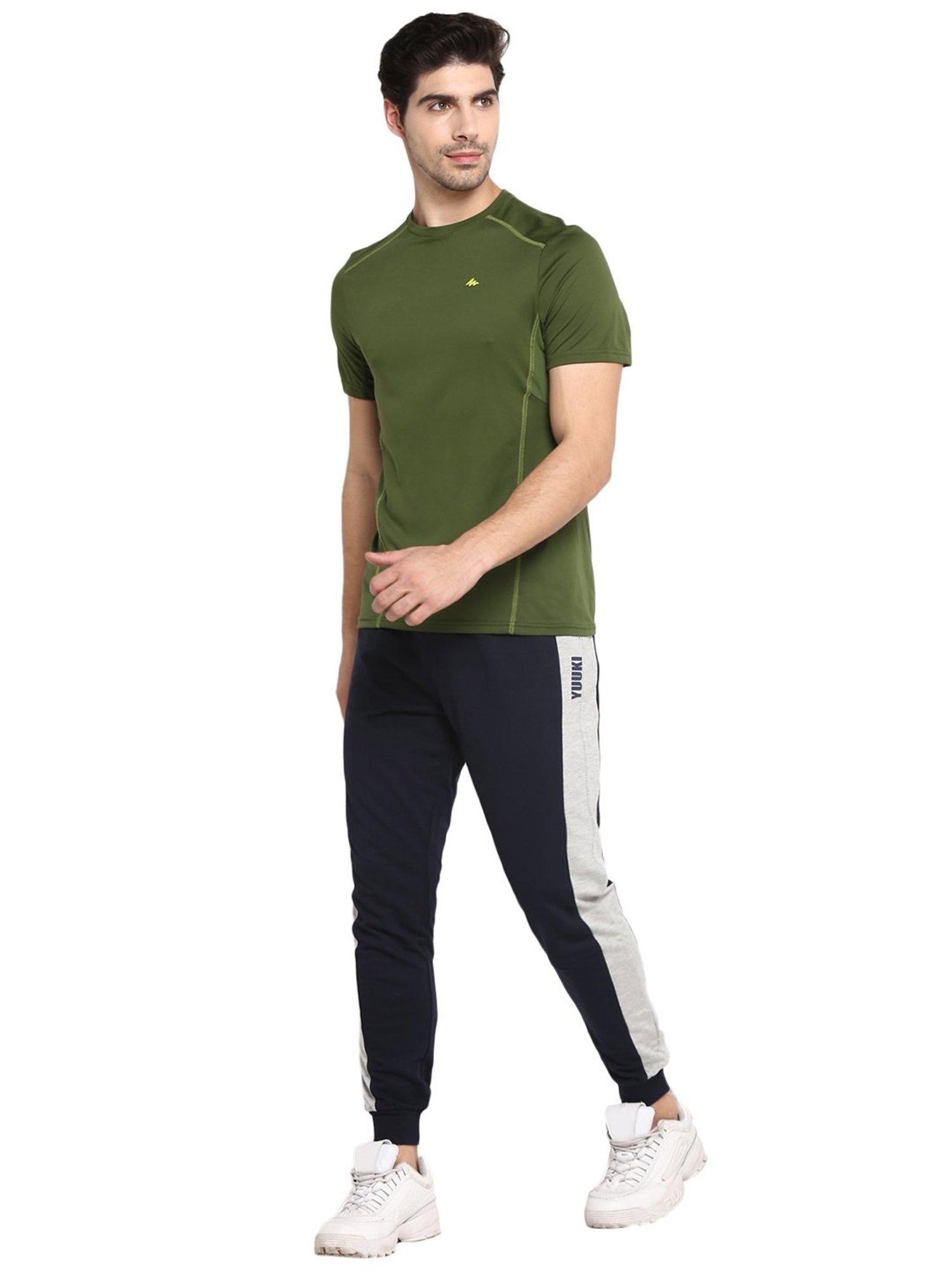 Yuuki Navy Regular Fit Joggers