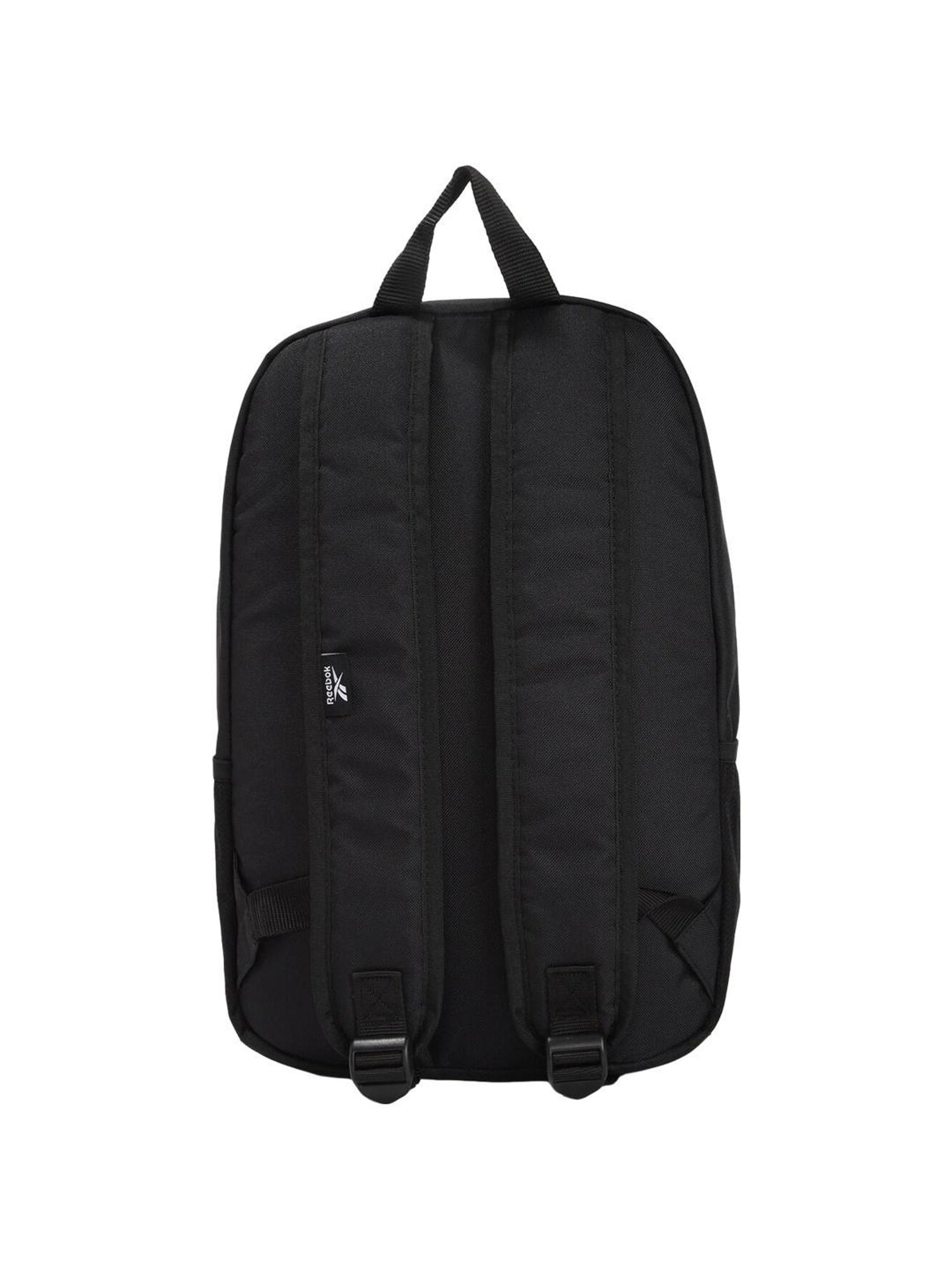 Reebok All Purpose Black Polyester Solid Backpack - 25 Ltrs