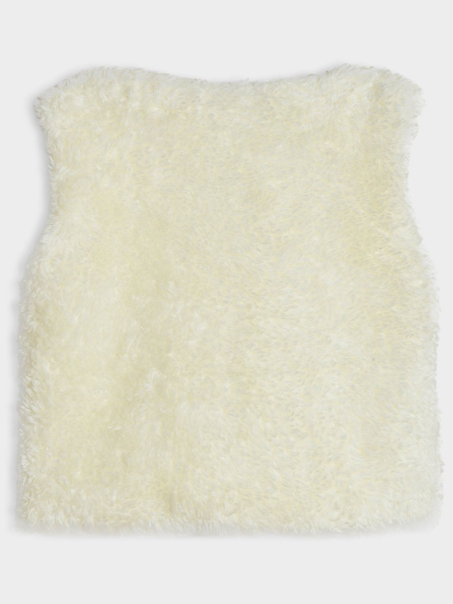 MiArcus Girls Cream Solid Shrug