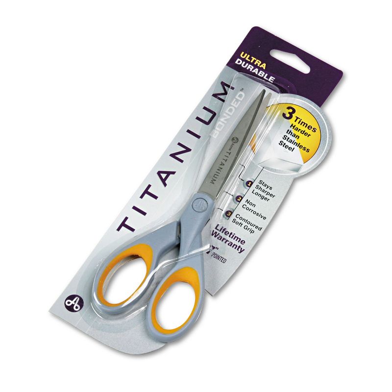 Westcott Titanium Bonded Scissors With Soft Grip Handles 7" Straight 13526