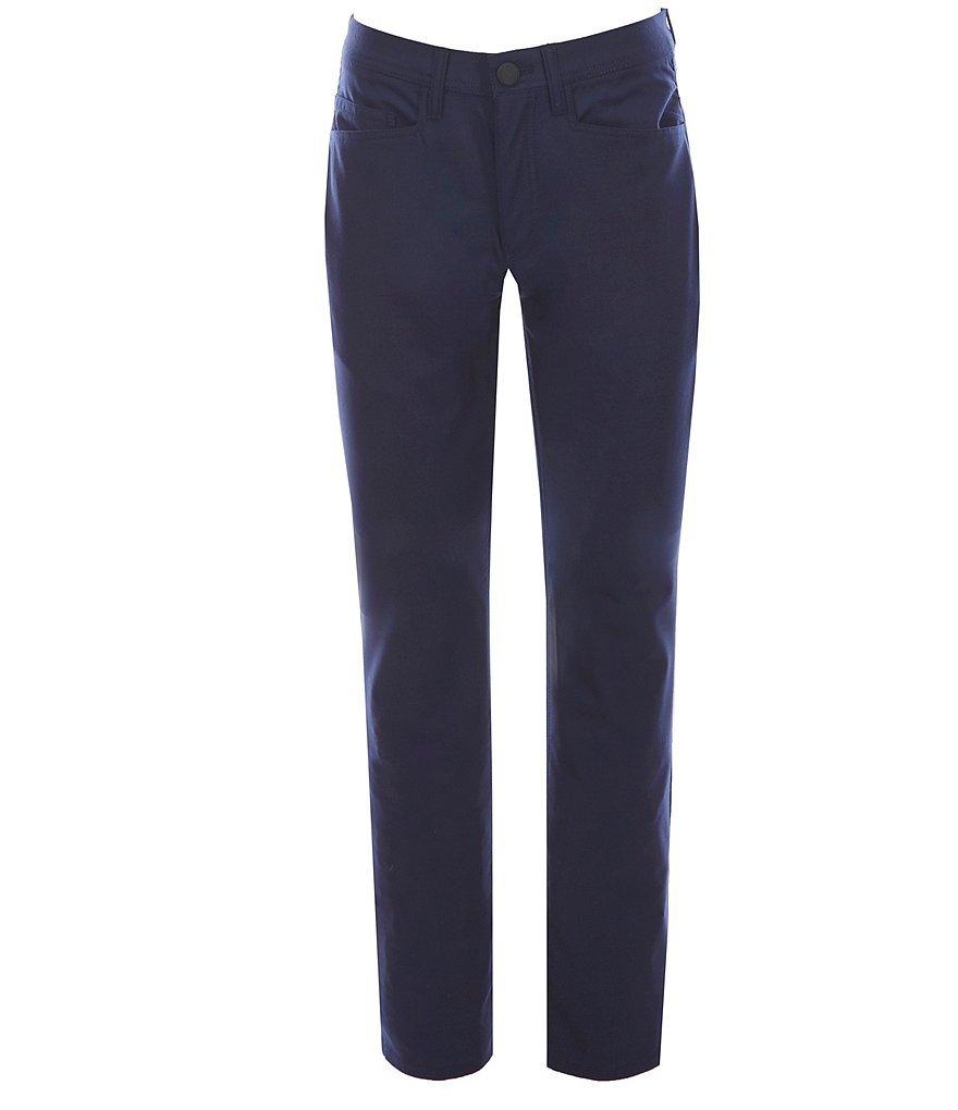 Hart Schaffner Marx 5-Pocket Straight Fit Wool Bistretch Pants