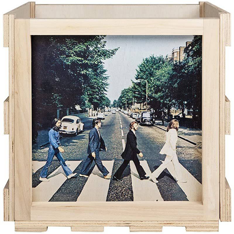 AC1017AAR Stackable Record Storage Crate Holds up to 40 Albums The Beatles Abby Road