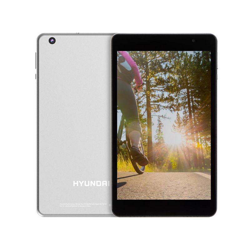 Hyundai Koral 8W2 8" Tablet HD IPS, RK3326, 2GB, 16GB, Wifi, Silver, Android 9.0 Pie
