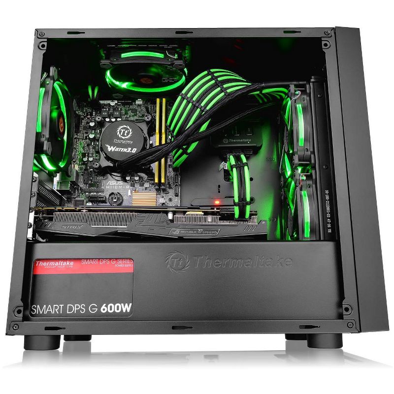 Thermaltake Versa H17 Micro ATX Mini Tower Computer Case.