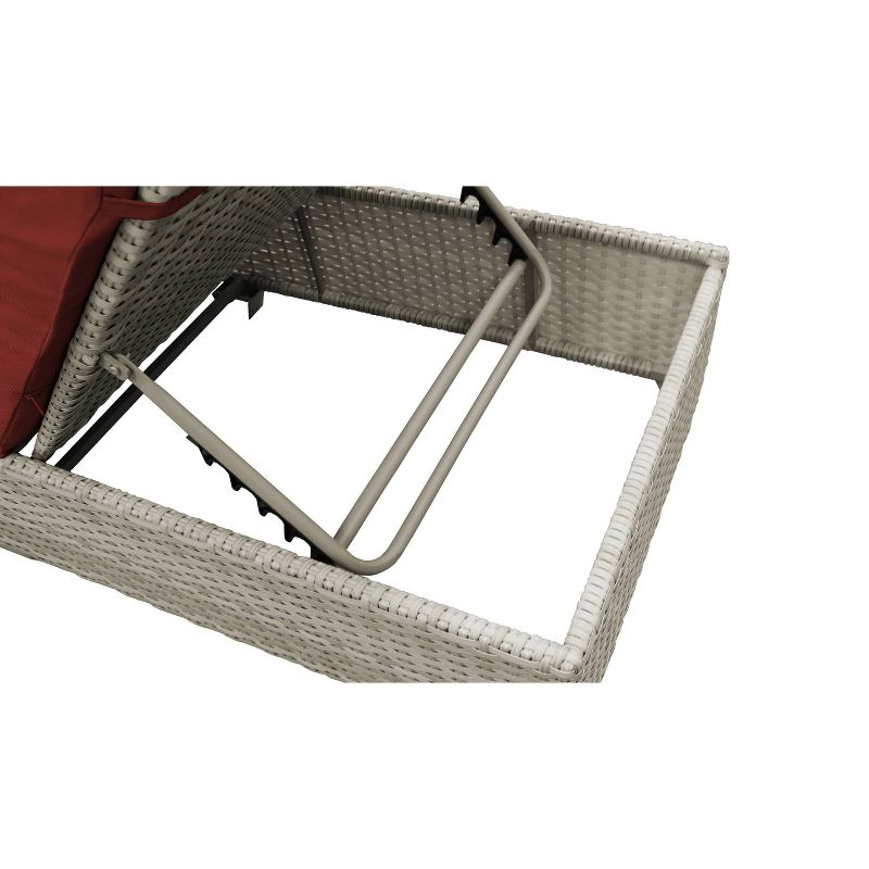 Fairmont 2pk Patio Chaise Lounges - Terracotta - TK Classics