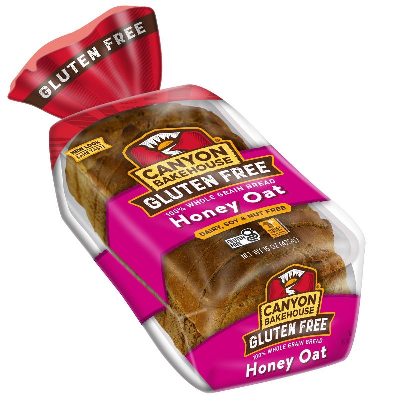 Canyon Bakehouse 100% Whole Grain Honey Oat Bread - 15oz