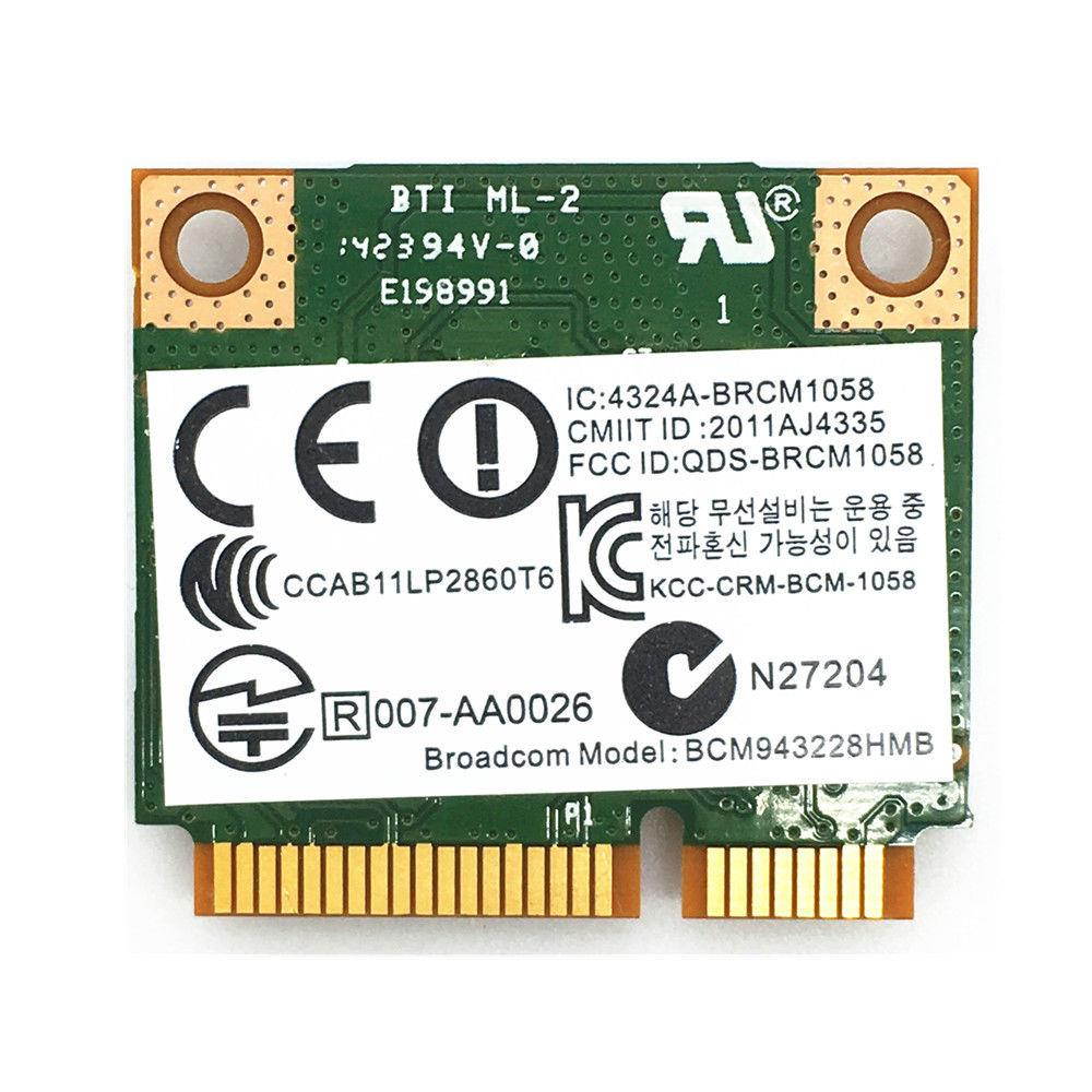 HP Broadcom BCM943228HMB BCM43228 WIFI Wireless N+Bluetooth 4.0 PCIE Card 300M