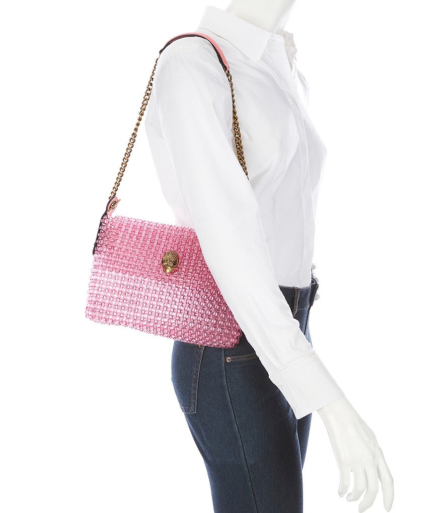 Kurt Geiger London Beaded Mini Eagle Head Detail Crossbody Bag
