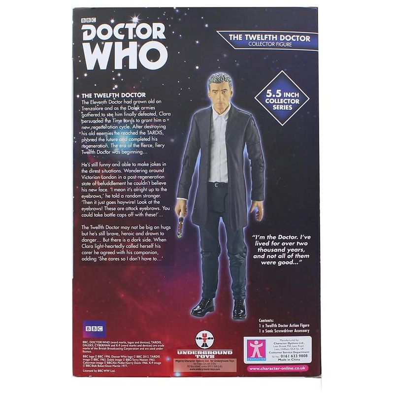 Seven20 Doctor Who 5.5" Action Figure: 12th Doctor (White Shirt)