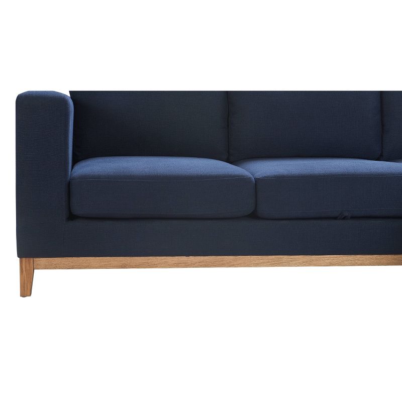 Ali Upholstered Loveseat Dark Shadow Blue - HOMES: Inside + Out