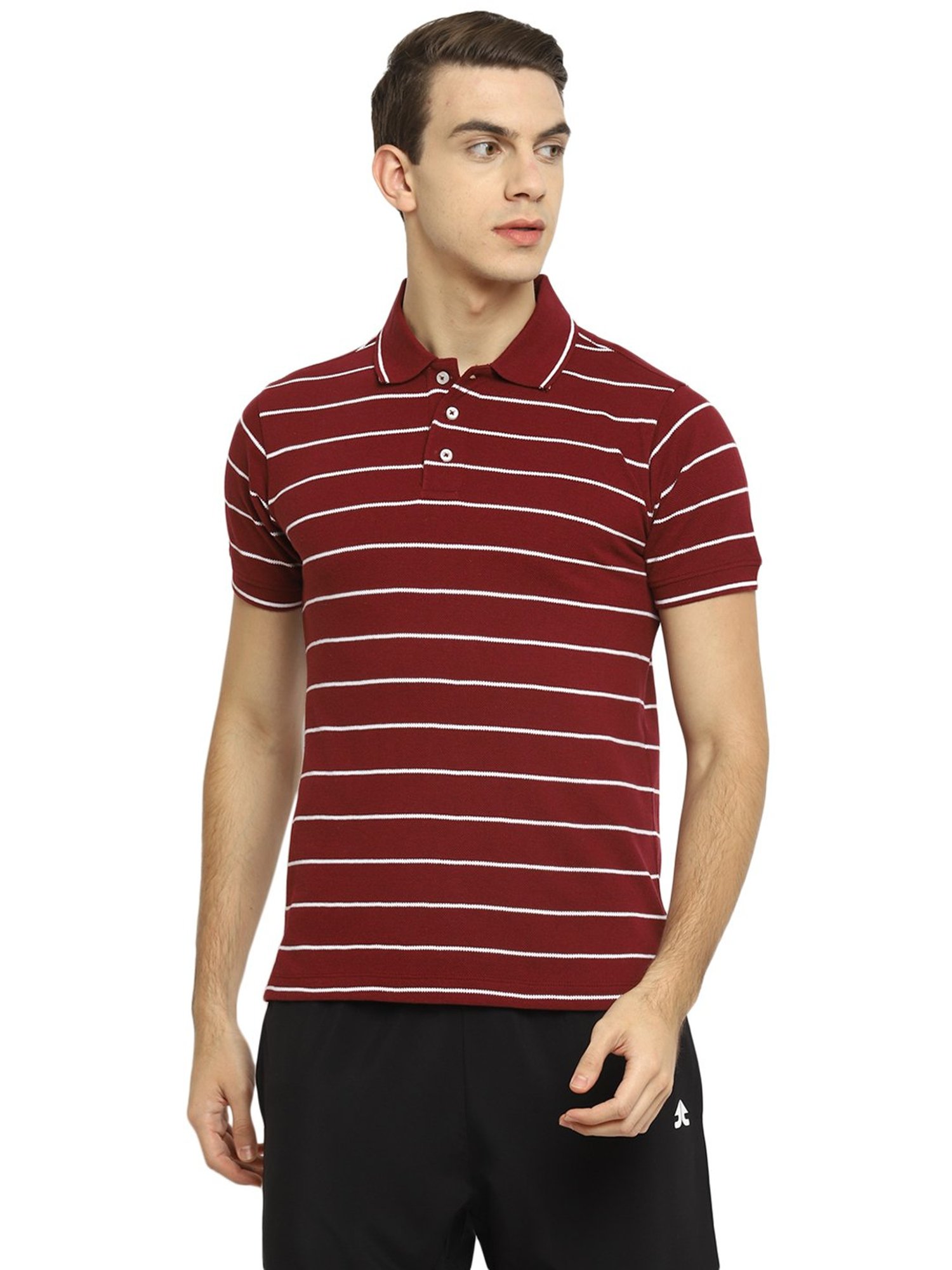 OFF LIMITS Maroon Polo T-Shirt