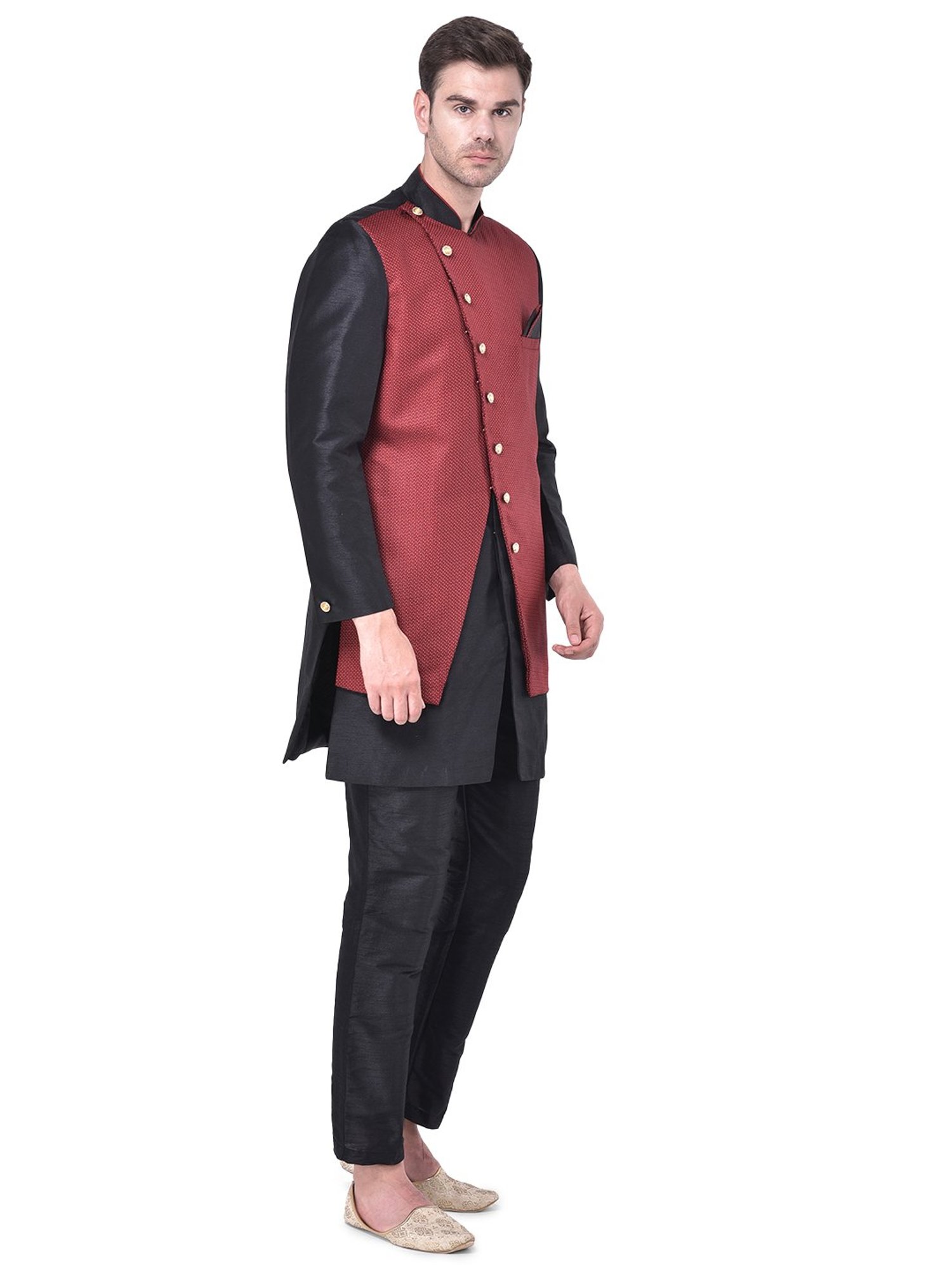 SG RAJASAHAB Multi Regular Fit Kurta Set