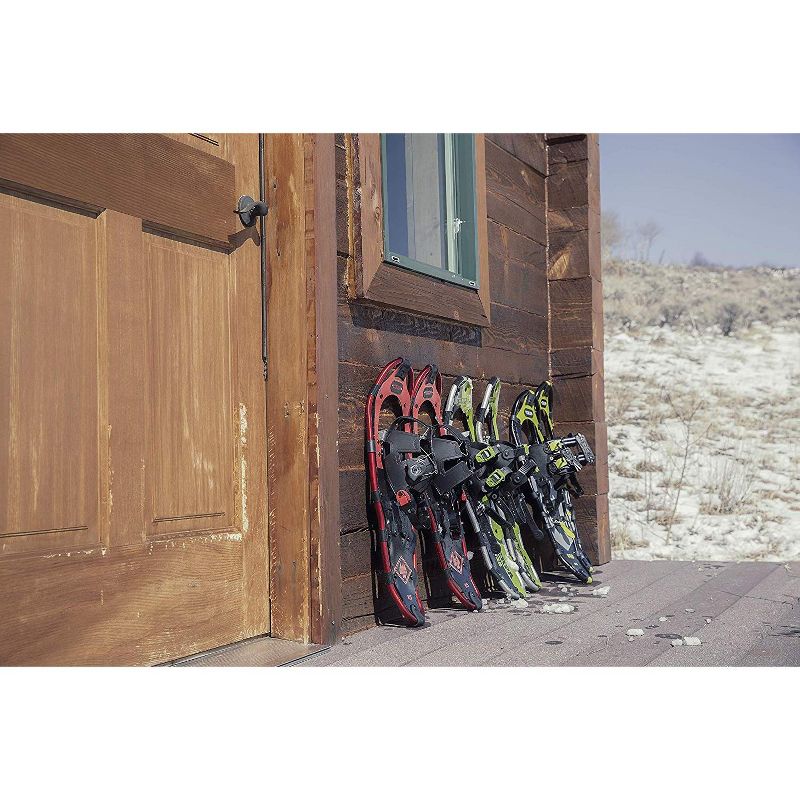 Yukon Charlie's Pro Series Men's 8 x 25-inch Backwoods Snowshoe, Black/Yellow