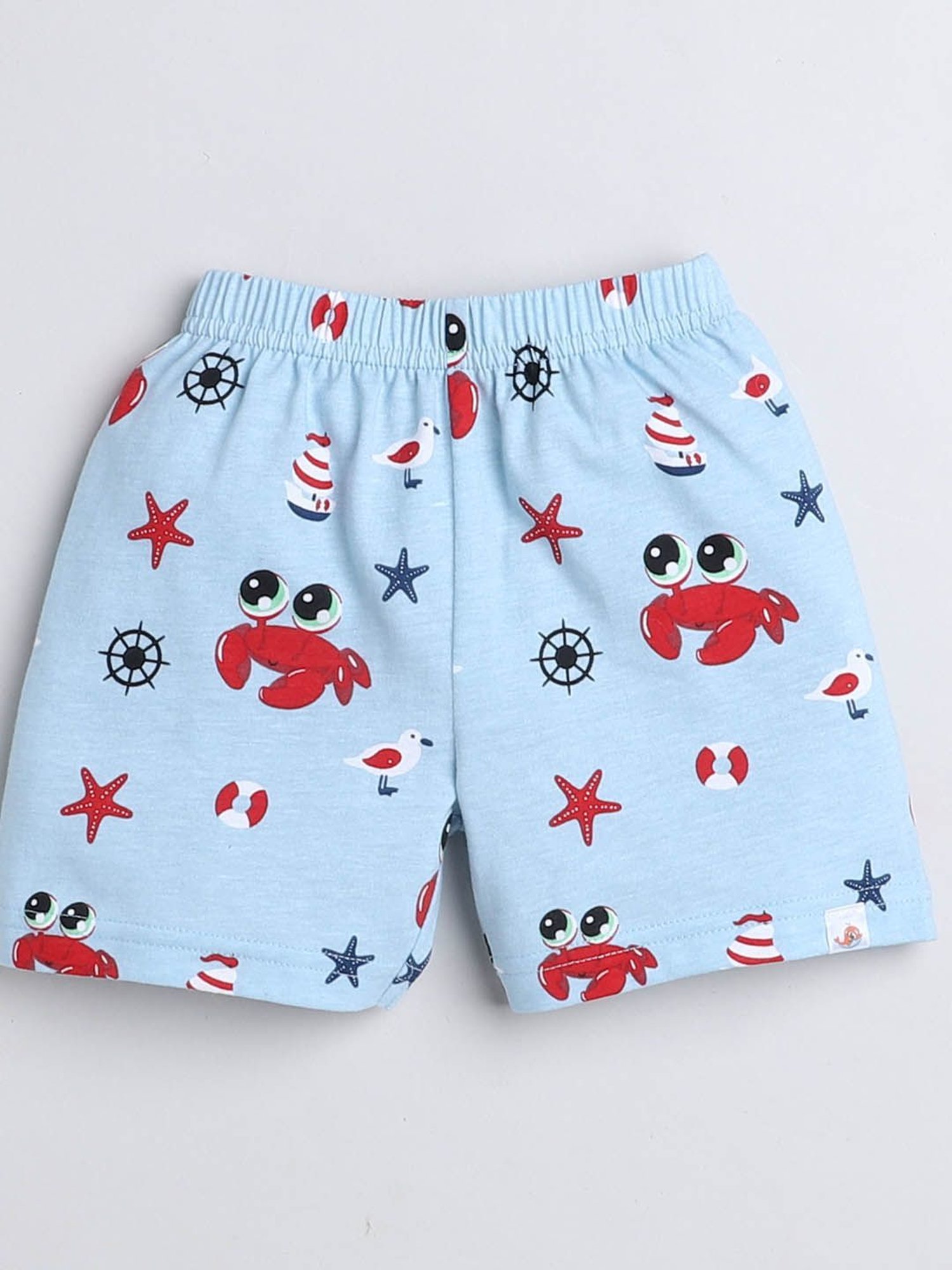 Bumzee Kids Multicolor Printed Shorts (Pack Of 3)