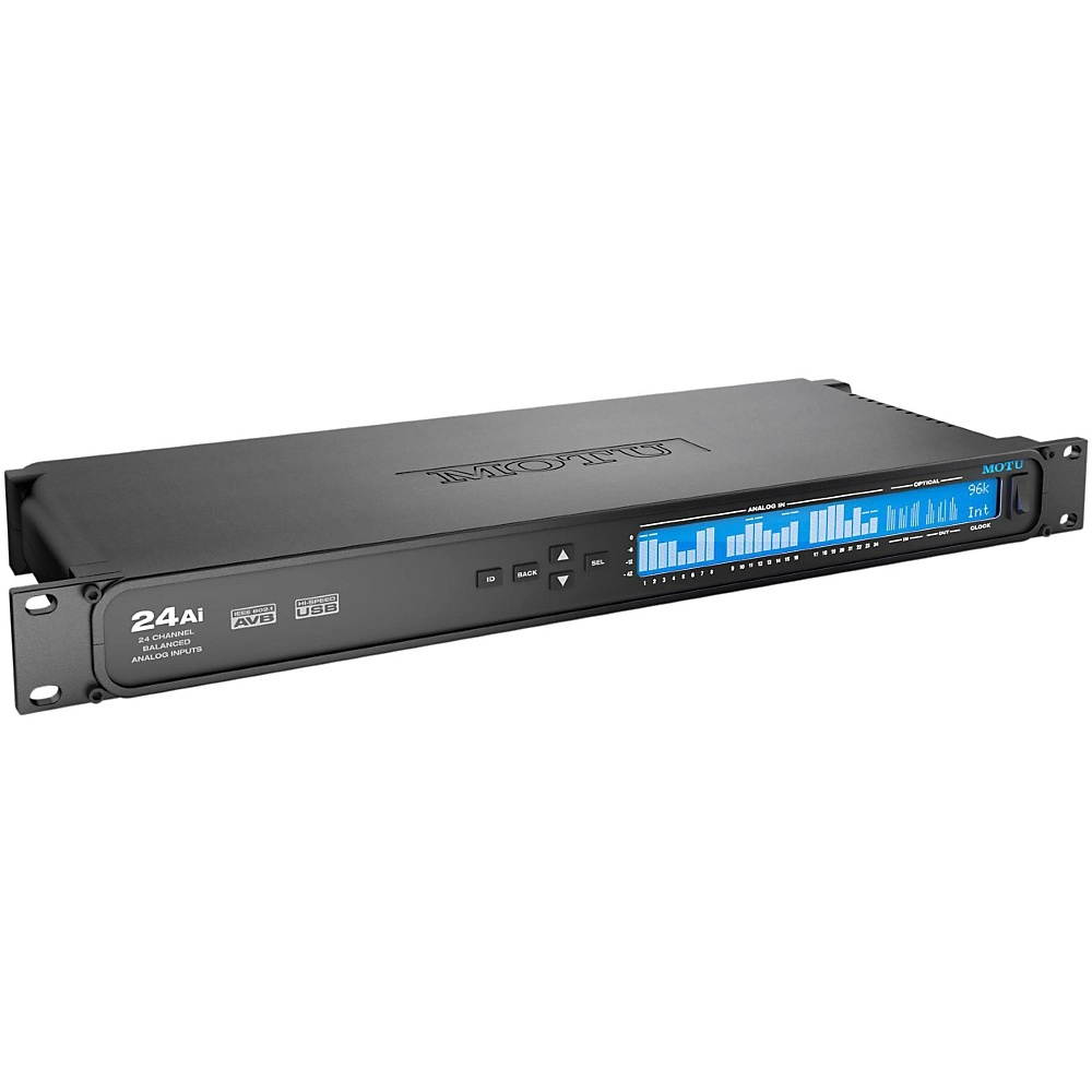 MOTU - 9330 - 24Ai USB/AVB Ethernet Audio Interface w/24 Channels of Analog Input & DSP