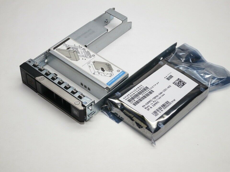 (NOT FOR HOME PC!) 400-BCQD DELL 480GB eMLC SAS 3.5" 12Gb/s SSD 14G HYBRID KIT SERIES MIXED-USE FS