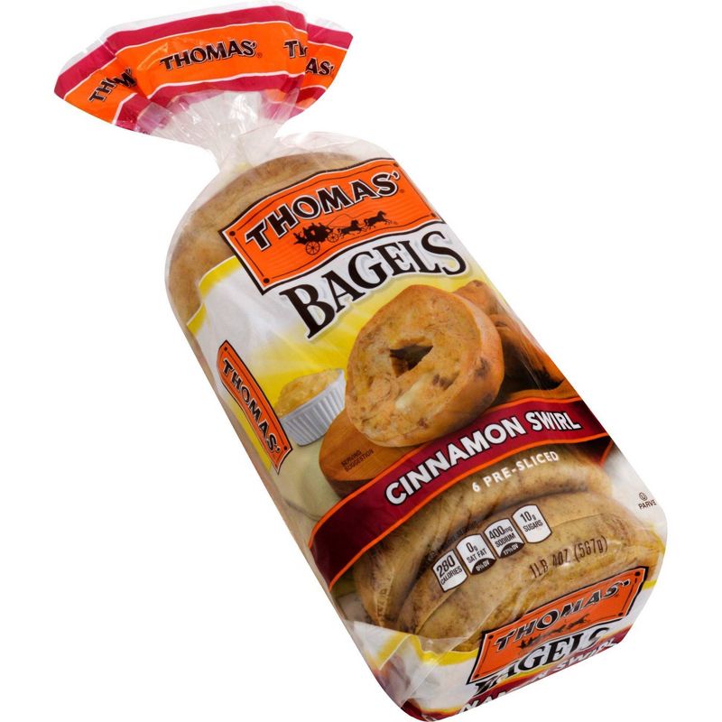 Thomas' Cinnamon Swirl Bagels - 20oz/6ct