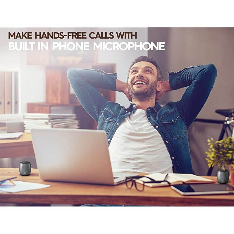 Pack HeadSound GPortable Wireless Bluetooth Speakers Latest Powerful Dual True Wireless Mini Speaker Set wSurround HD Sound Instant Pairing wBuilt in Mic HandsFree Calls for Home Office