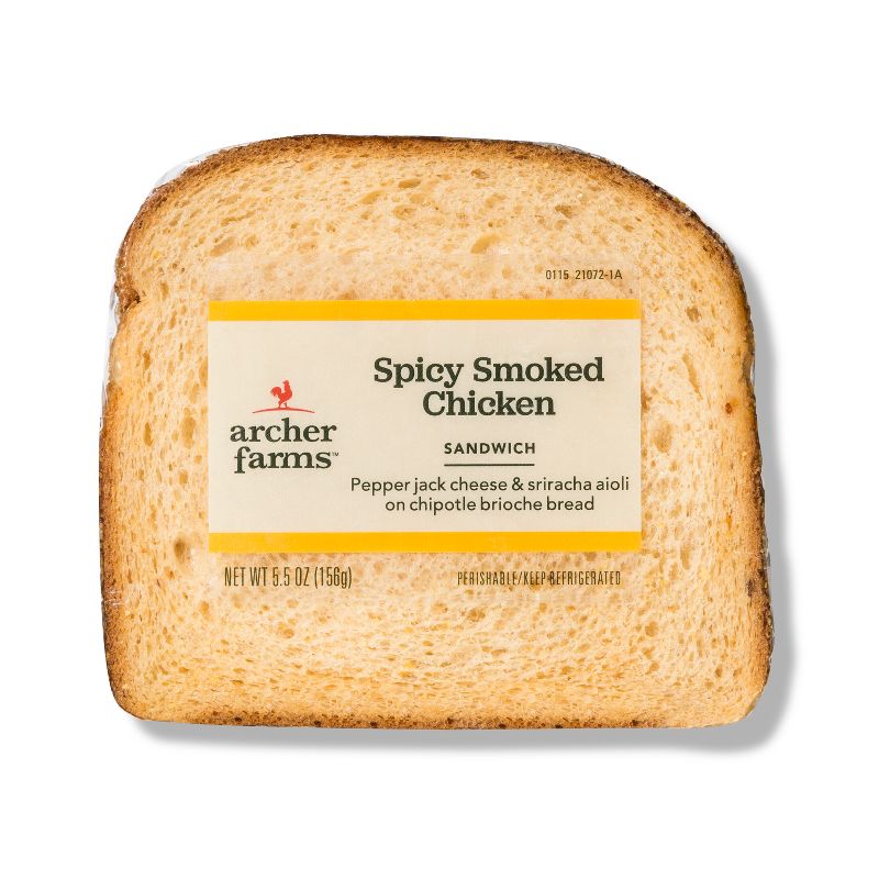 Spicy Smoked Chicken on Brioche Sandwich - 8.5oz - Archer Farms™