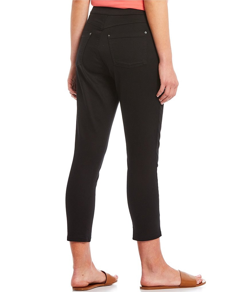 HUE Side Vent Mid Rise Capri Leggings