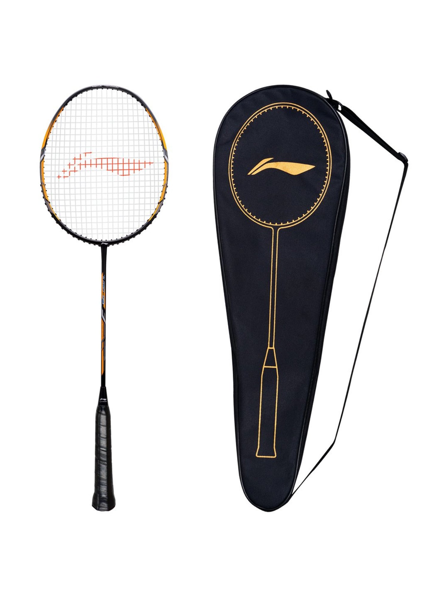 Li-Ning Turbo 99 Strung Badminton Racket (Yellow) Size - Medium