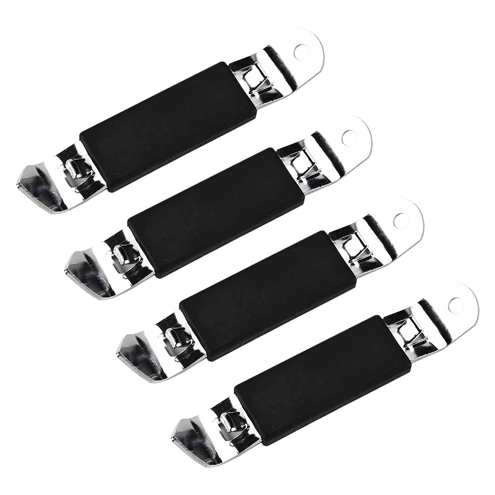 4pcs Plastic Bottle Opener Can Opener Portable Hand-held Beer Cap Lifter