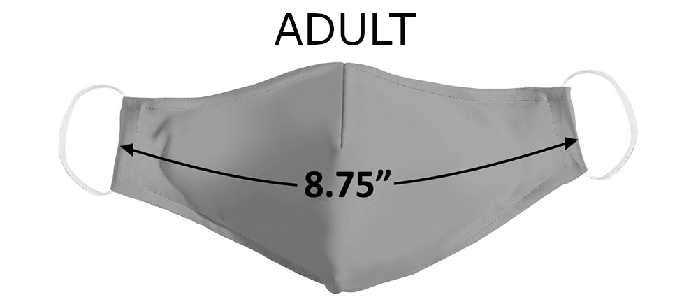 Face Mask Premium Reusable Cloth Face Mask | Black With 3 Stage Filter Adult