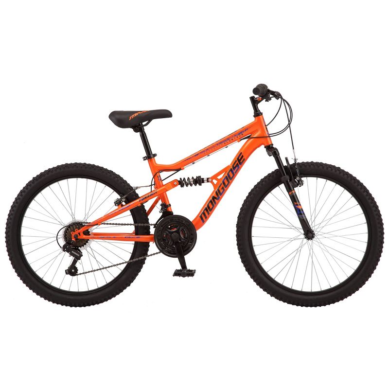 Mongoose Standoff 24" Kids' Mountain Bike - Orange