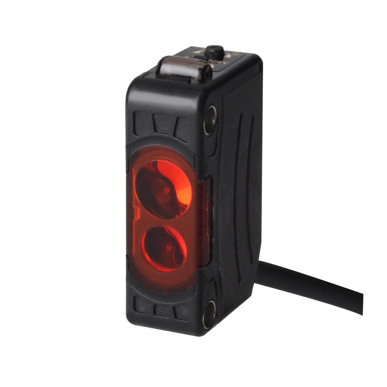 AUTONICS BJN100-NDT Long sensing distance photelectric sensor,micro spot, 0~130mm, Narrow bam reflective type, 12-24 dc,solid state output (transistor), pnp open collector output