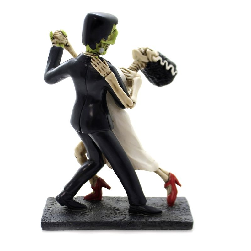 Halloween 6.5" Frank And Bride Dancing Summit Collection  -  Decorative Figurines