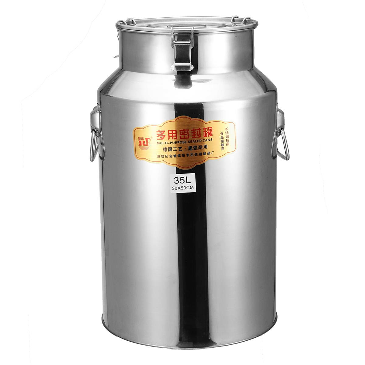 22L 28L 35L Stainless Steel Barrel Drum Wine Beer Whiskey Rum Port Keg Kegerators Milk Rice Storage #2