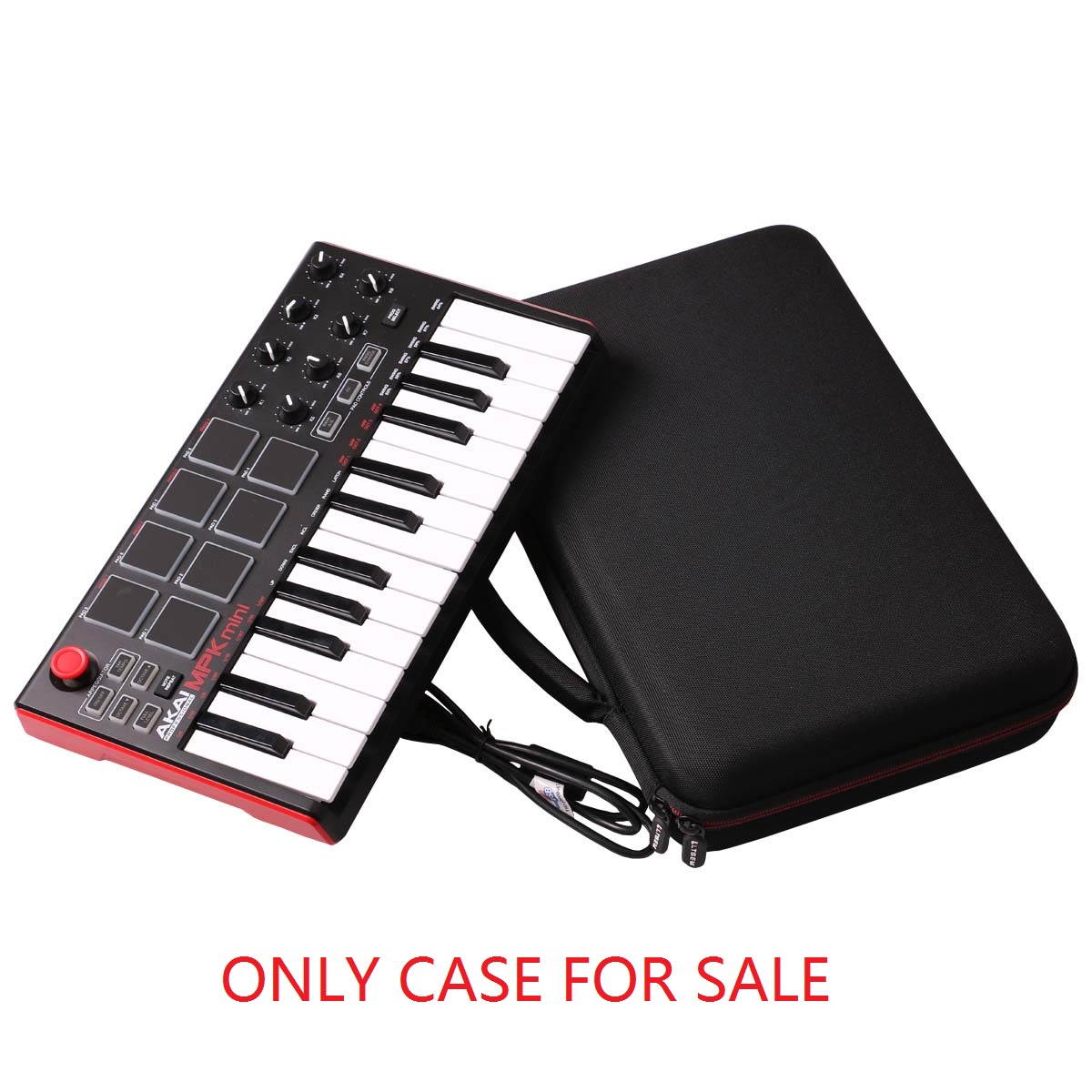 LTGEM Travel Carrying Storage Case for Akai Professional MPK Mini MKII 25-Key USB MIDI Controller (Case Only)