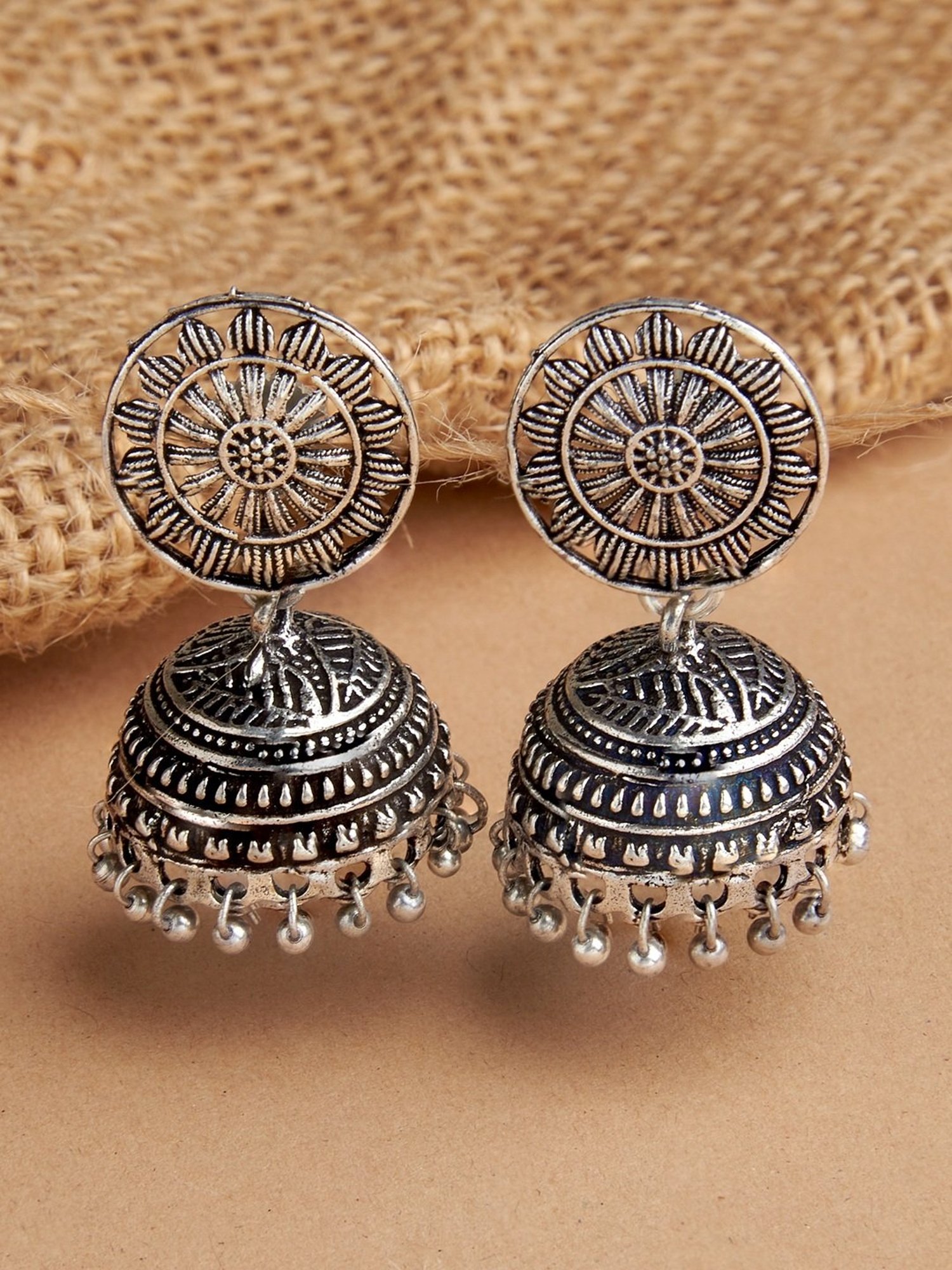 Fida Ethnic Traditional Jhumki Earrings