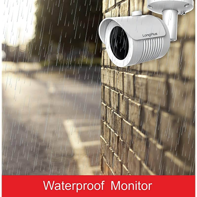 HDTVI 5MP 4in1 CCTV Home Surveillance IP66 Weatherproof IR Cut Bullet Security Camera White LPHDC5MBM