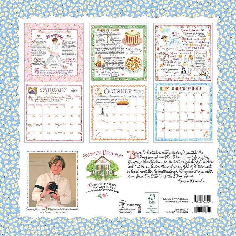 TF Publishing,  Susan Branch Heart of the Home 2021 Wall Calendar 2021