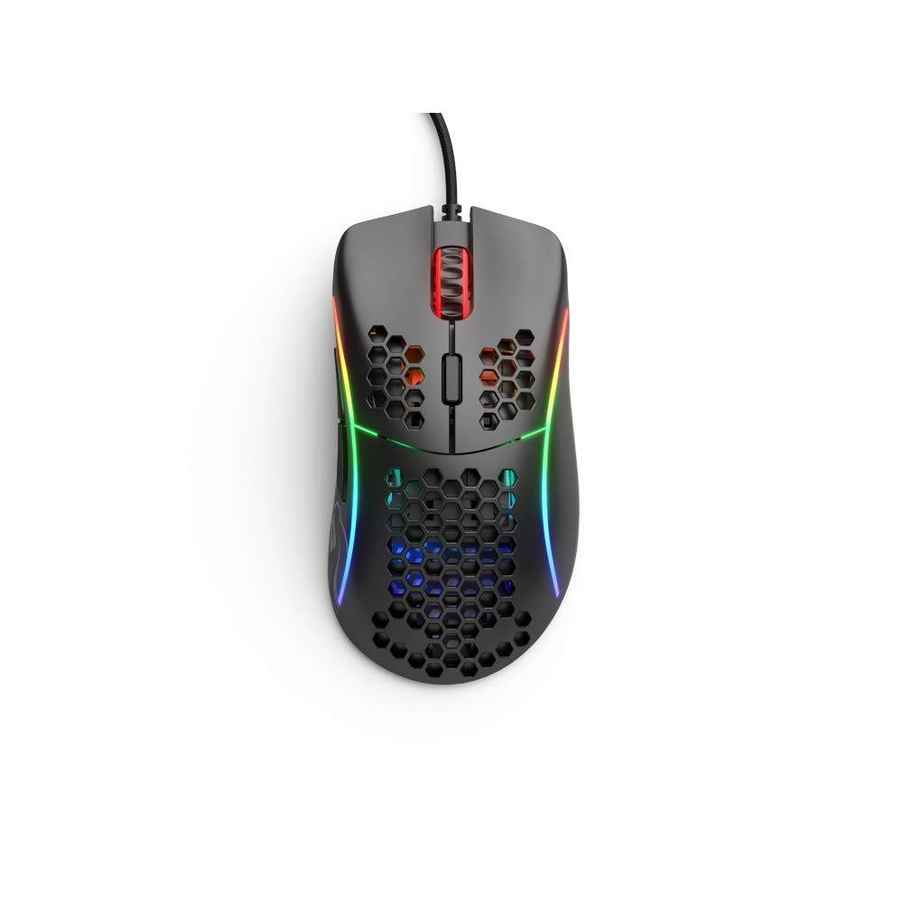 Glorious Model D Matte White Wired Gaming Mouse