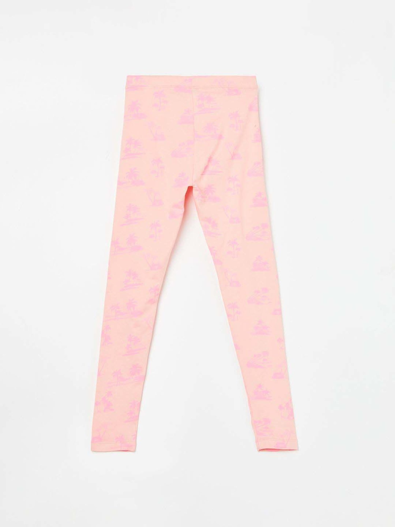 Fame Forever by Lifestyle Kids Peach Printed Leggings