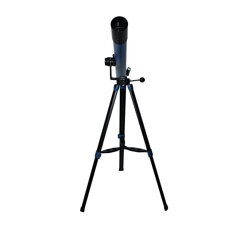 StarPro AZ 80mm Aperture Portable Beginner Refracting Astronomy Telescope with Bonus Adjustable Smartphone Adapter Compact Altazimuth AZ Manual Mount