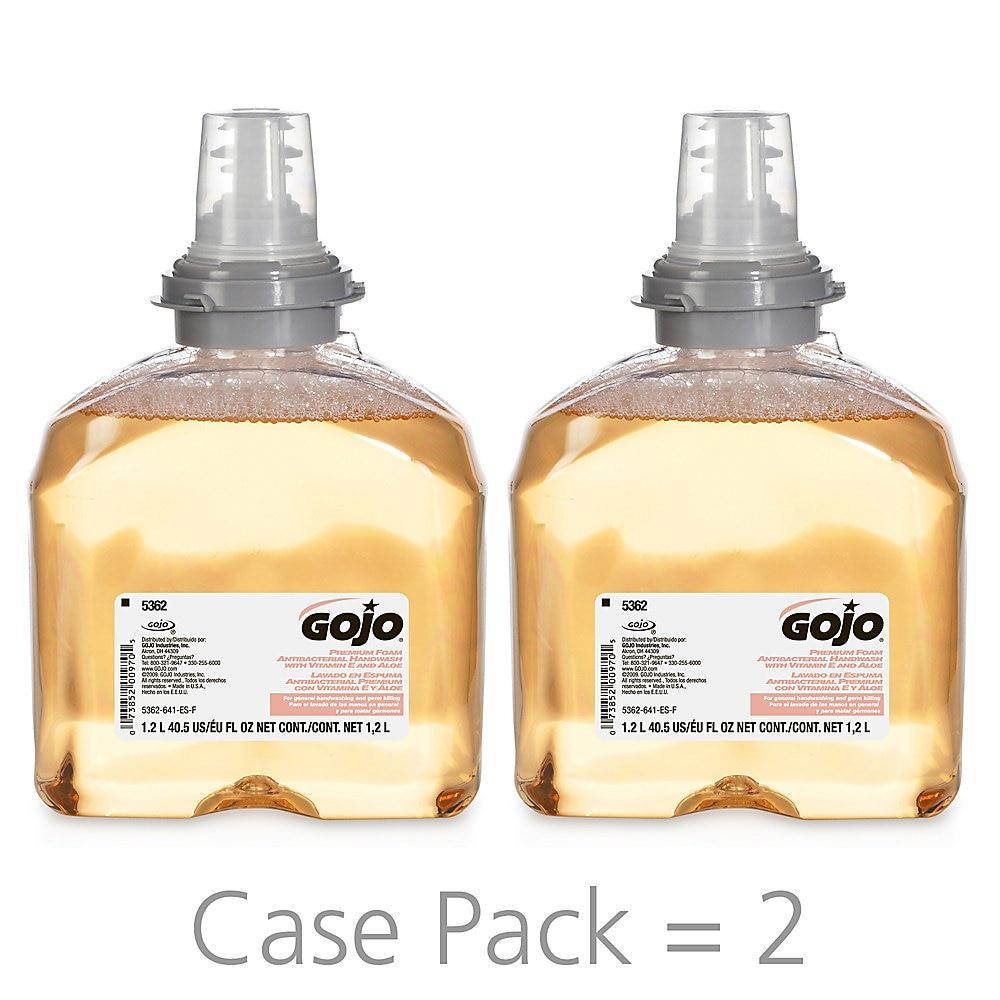 GOJO&reg; TFX&trade; Touch-Free Foam Soap Refills, 40.5 Oz, Carton Of 2 Refills
